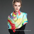 Female Digital Printing Silk Scarf Shawl